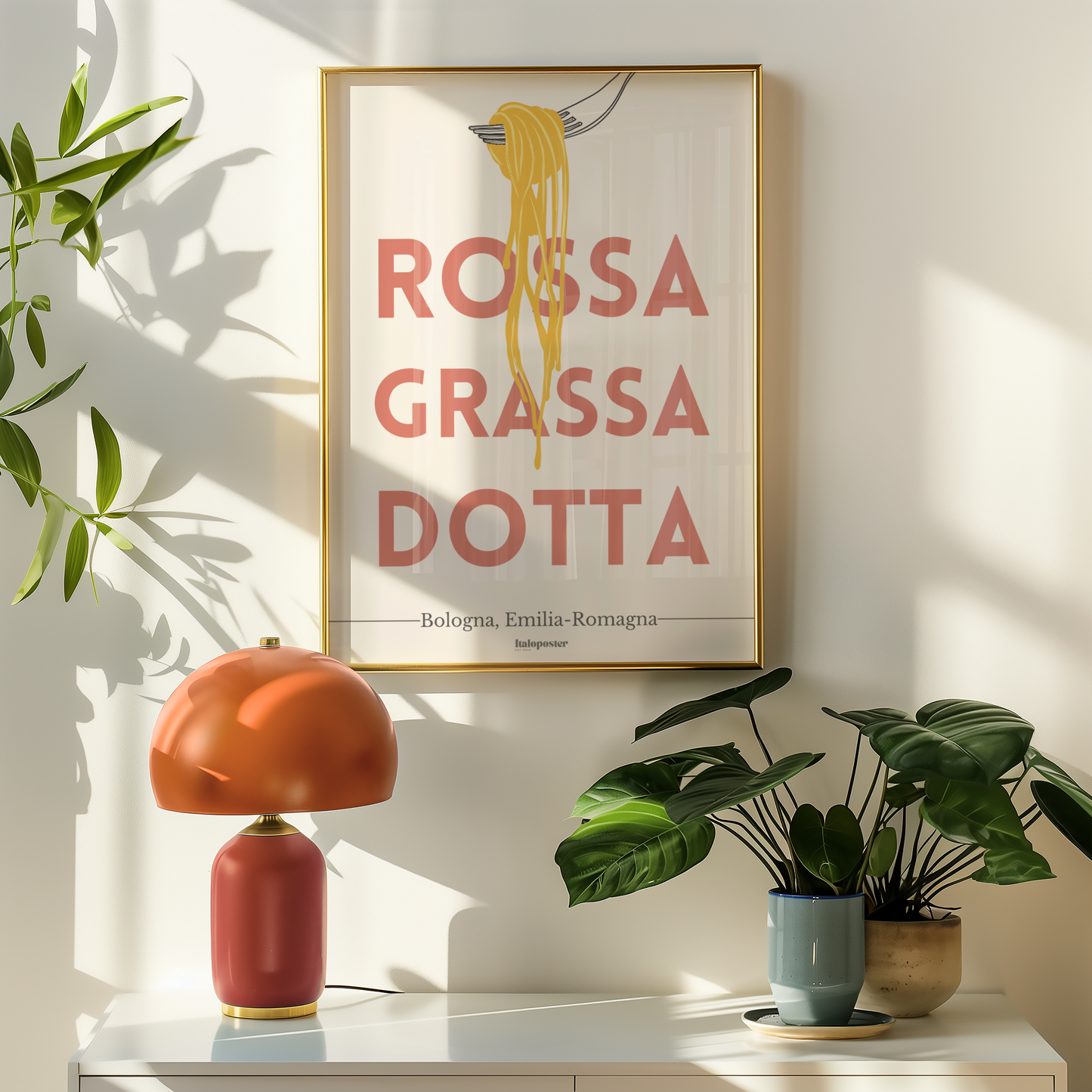 Poster Bologna - Rossa Grassa Dotta
