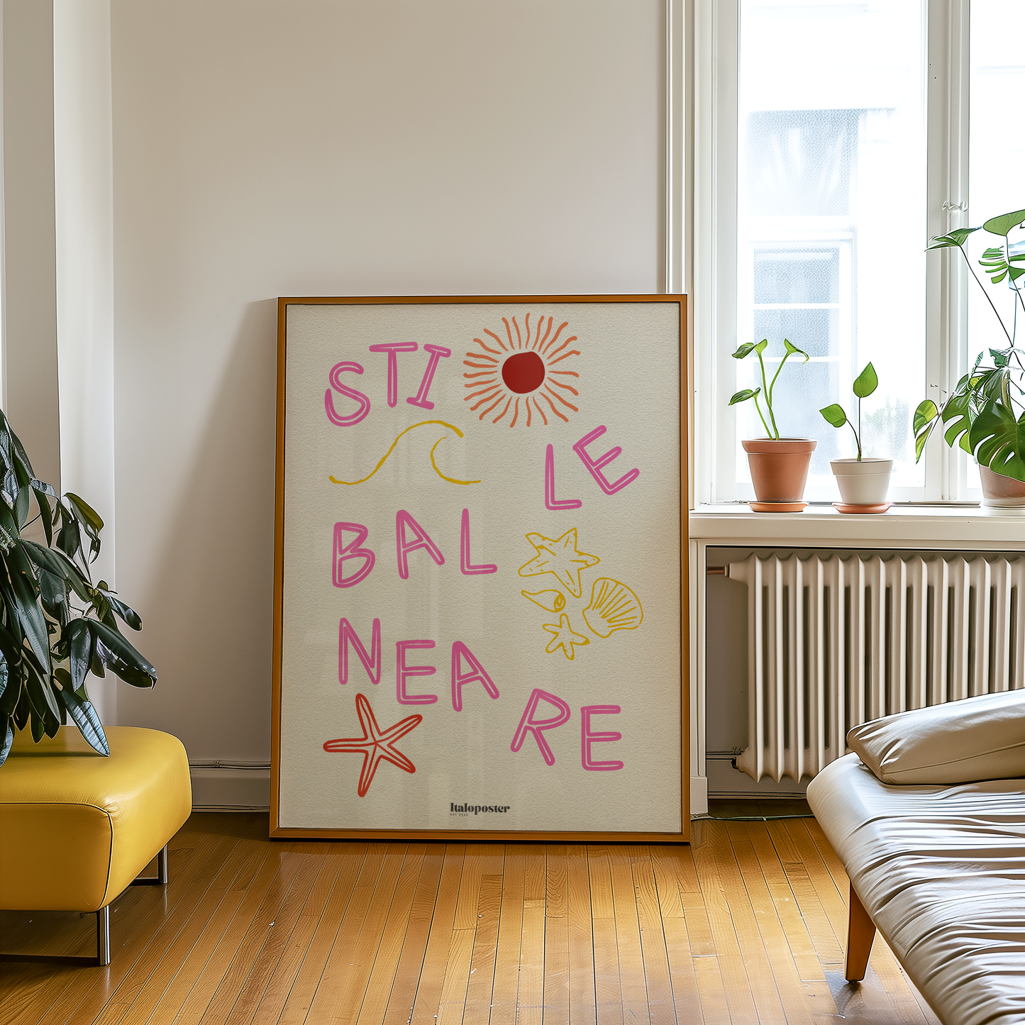 Poster Italiano - Stile Balneare