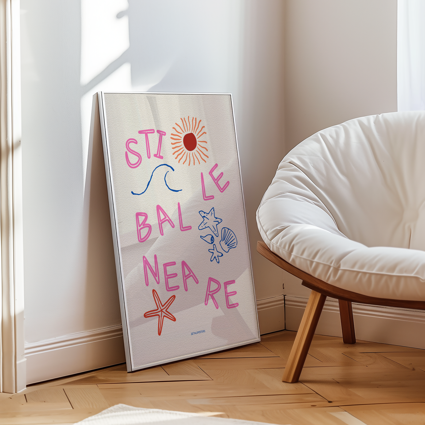 Poster Italiano - Stile Balneare