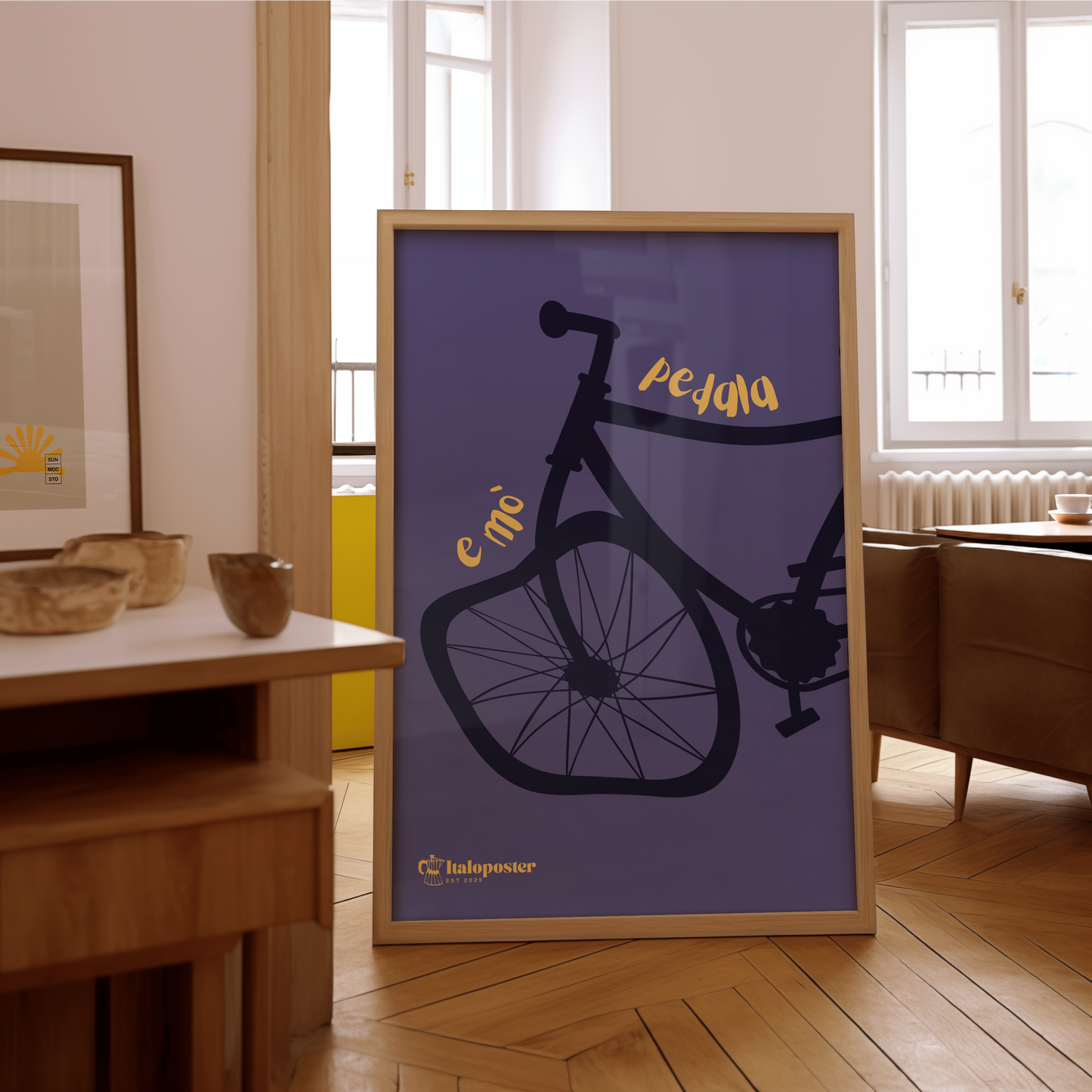 Poster Italiano - E Mo' Pedala