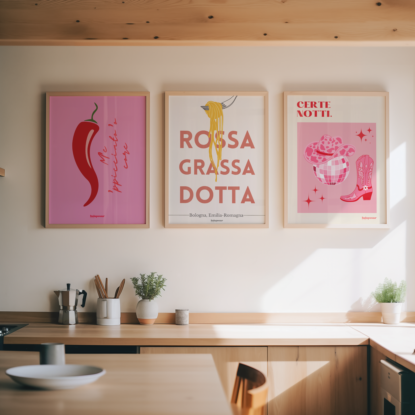Poster Bologna - Rossa Grassa Dotta